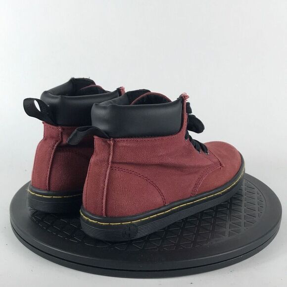 Dr. Martens Maelly Red Canvas Ankle Bouts Women’s Size 6 - Picture 5 of 12